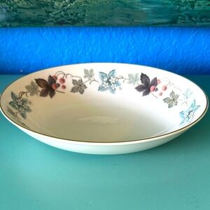 Royal Doulton Camelot Serving Dish Elegant Floral Porcelain Bowl